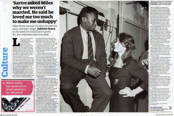 Miles Davis- Juliette Greco