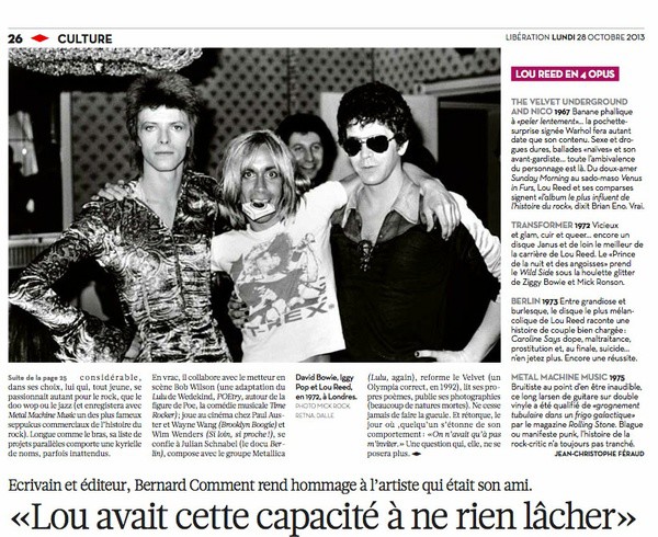 david BOWIE-iggy POP- lou REED